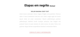 Texto De Dois Títulos E Um Botão - Tema WordPress Gratuito