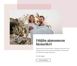 Düğün Ajansımız - Web Geliştirme Şablonu