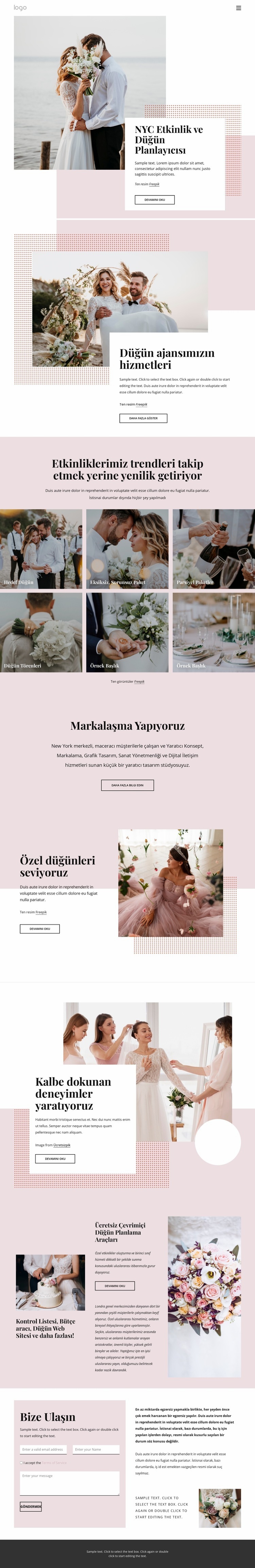 Stresten uzak planlama deneyimi yaratıyoruz Web Sitesi Mockup'ı