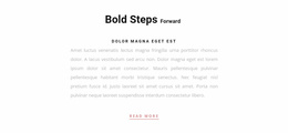 Two heading text and a button - Website Template by Nicepage