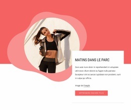 Rejoignez-Nous Tôt Le Matin - Website Creator HTML