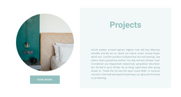 Completed Projects - HTML Page Template