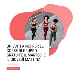 Unisciti A Noi Per Le Corse Di Gruppo Gratuite - Download Del Modello HTML
