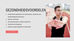 Gratis CSS-Indeling Voor Mentale En Fysieke Voordelen