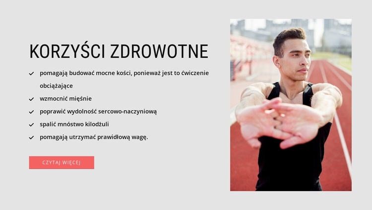 Korzyści psychiczne i fizyczne Motyw WordPress