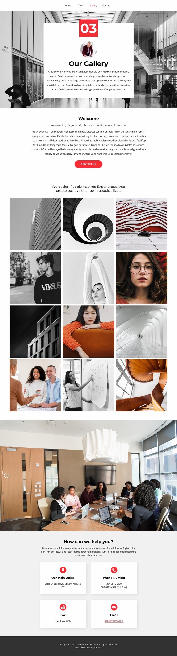 Check out our best projects Squarespace Template Alternative