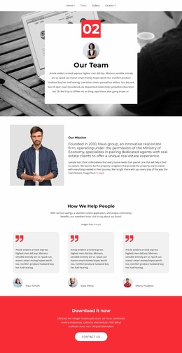 Reviews And Best Specialists - Business Premium Website Template