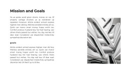 Mission And Strategies - Best CSS Template