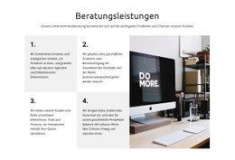 Innovative Beratungslösungen – Benutzerfreundliche HTML5-Vorlage