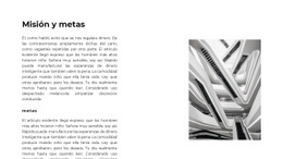 Misión Y Estrategias - Página De Destino Gratuita, Plantilla HTML5