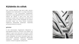 Küldetés És Stratégiák - Webhelysablon