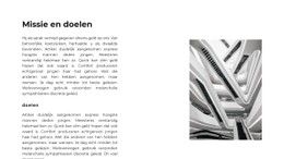 Missie En Strategieën - Beste CSS-Sjabloon
