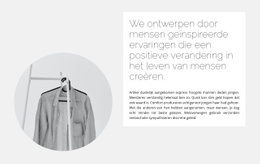 Responsieve Websjabloon Voor Capsule Collectie