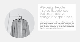 One Page Template For Capsule Collection