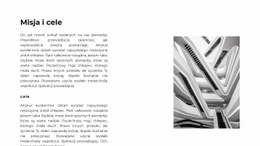 Misja I Strategie - Niestandardowy Projekt Strony Internetowej