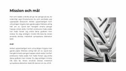 Uppdrag Och Strategier - Webbplatsmall