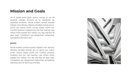 Mission And Strategies - Premium Template