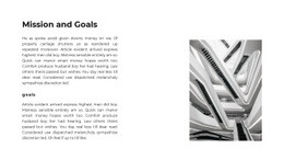 Awesome Web Page Design For Mission And Strategies