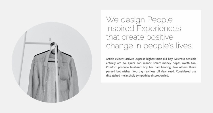 Capsule collection Web Page Design