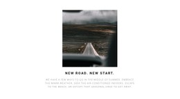 New Road New Adventures Premium Template