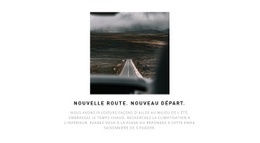 Nouvelle Route Nouvelles Aventures – Modèle De Site Web Personnel