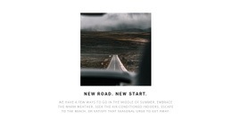 New Road New Adventures - Free Html Code