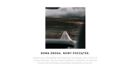 Nowa Droga, Nowe Przygody - Szablon Osobistej Witryny Internetowej