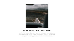 Nowa Droga, Nowe Przygody - Darmowy Szablon