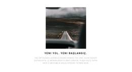 Yeni Yol Yeni Maceralar Premium Şablon