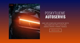 Autoservis – Šablona Vstupní Stránky