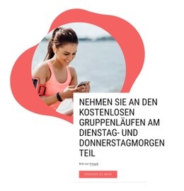 Morgenlaufclub - Online HTML Page Builder