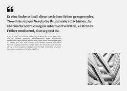 Text Und Foto Zitieren – Fertiges Website-Design