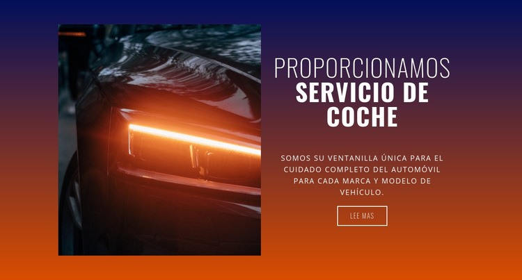 Estación de servicio Diseño de páginas web