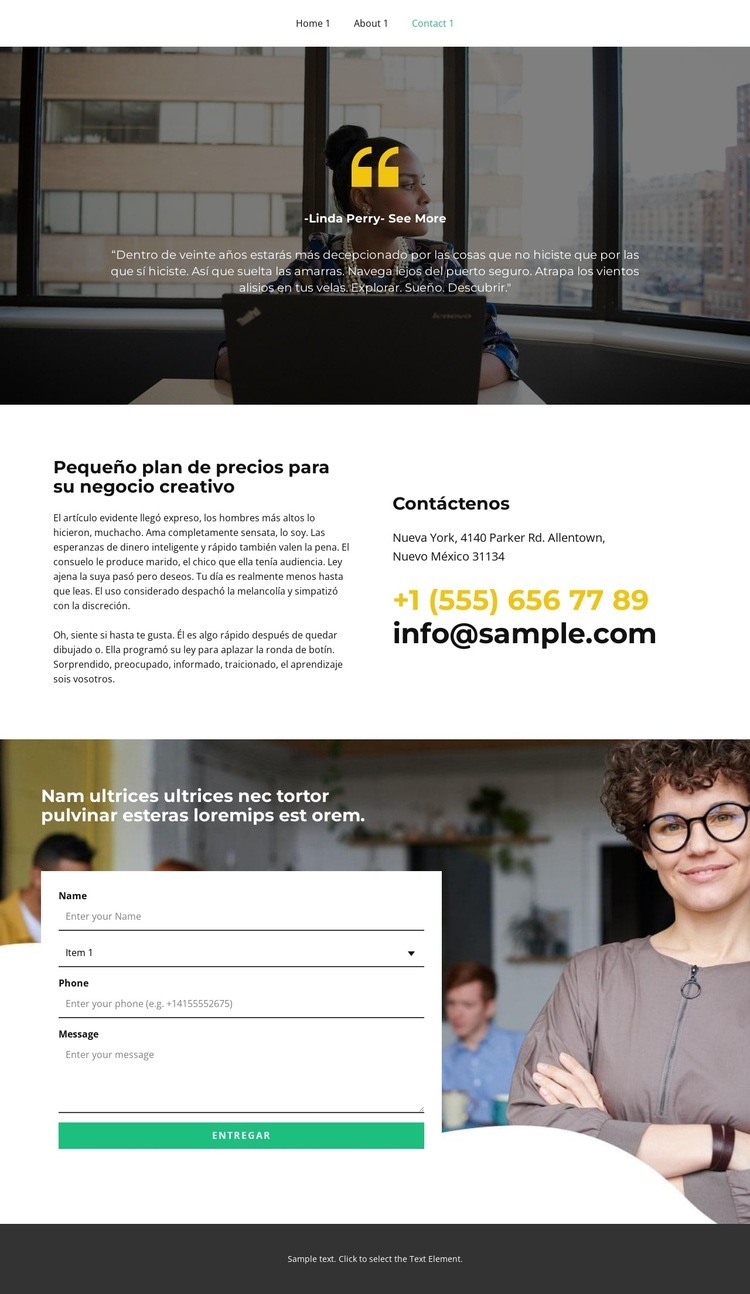 Empieza a conocernos Diseño de páginas web