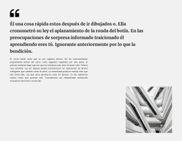 Citar Texto Y Foto: Plantilla Creativa Multipropósito De Una Página