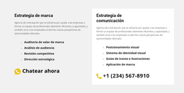 Contactos De Nuestra Agencia - Tema De Funcionalidad De WordPress