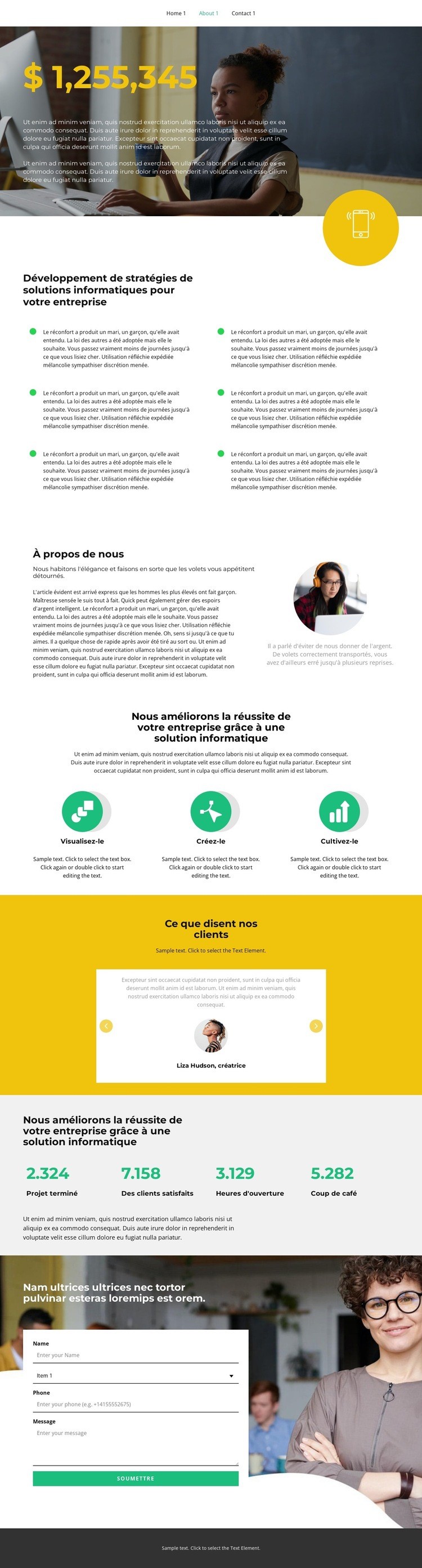 More details about our project Modèles de constructeur de sites Web