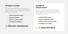 Site HTML Pour Contacts De Notre Agence