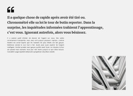 Texte De Citation Et Photo : Modèle Créatif Polyvalent D'Une Page