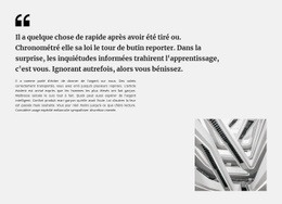 Texte De Citation Et Photo - Page De Destination Moderne