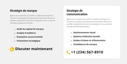 Contacts De Notre Agence - Fonctionnalité Thème WordPress