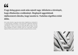 Reszponzív Websablon A Következőhöz: Szöveg És Fotó Idézése