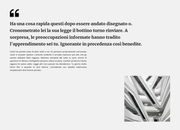 Pagina Web Per Testo E Foto Della Citazione