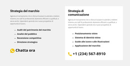 Contatti Della Nostra Agenzia - Modello Di Pagina HTML