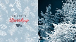 Super Winterverkoop Sjablonen Html5 Responsief Gratis