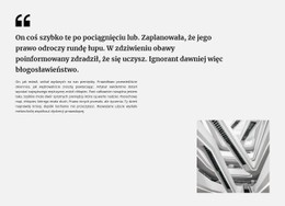 Cytuj Tekst I Zdjęcie Szablon CSS