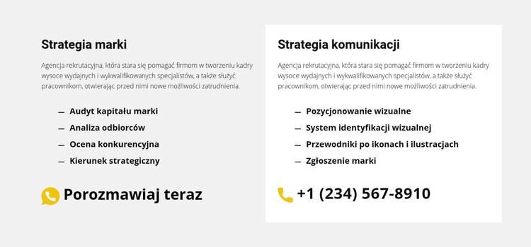 Kontakty naszej agencji Szablon witryny sieci Web