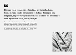 Modelo Web Responsivo Para Citar Texto E Foto