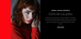 Estilo Casual - Modelo HTML5 De Página Única