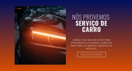 Página De Destino Premium Para Estação De Serviço